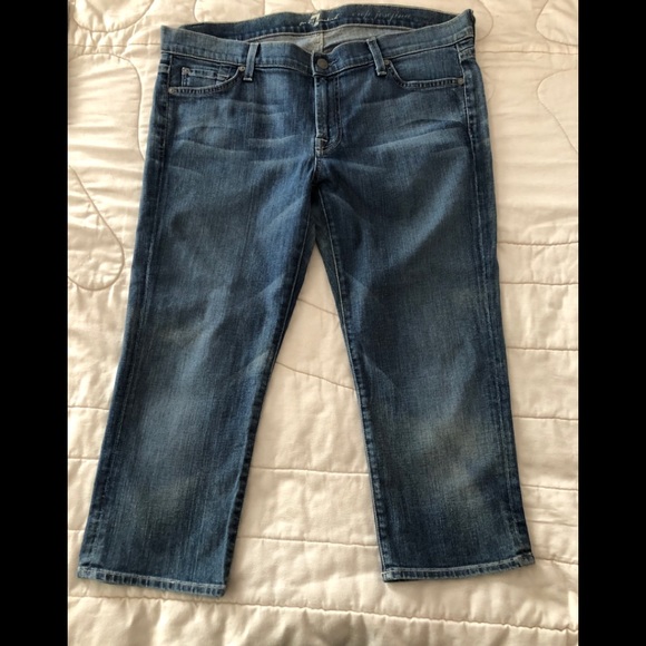 7 For all Mankind Crop Josefina Skinny Boyfriend - Picture 3 of 15